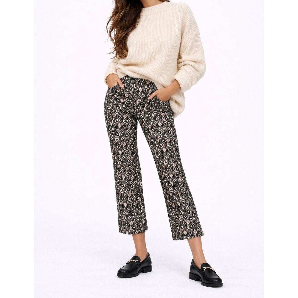 Free People Mod Cropped Kick Flare Pants Size 6